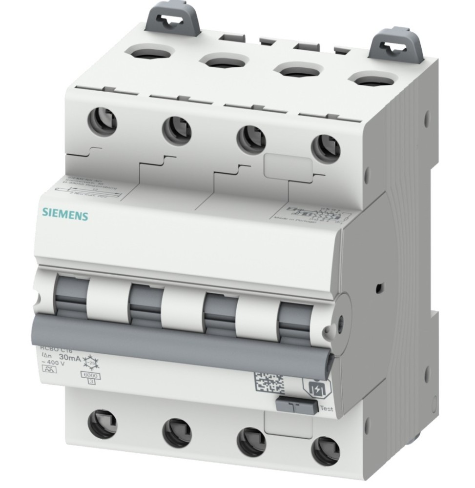 Magnetotermico Differenziale 4 Poli 10A 6KA 0,03 Tipo A Siemens 5SU13467FP10