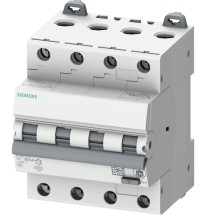 Magnetotermico Differenziale 4 Poli 25A 6KA 0,03 Tipo A Siemens 5SU13467FP25