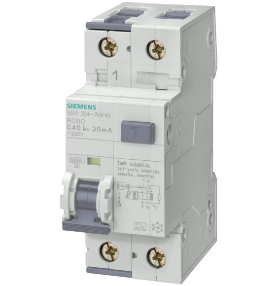 Magnetotermico Differenziale 25A 10KA 0,03 Tipo F Siemens 5SU13544KK25