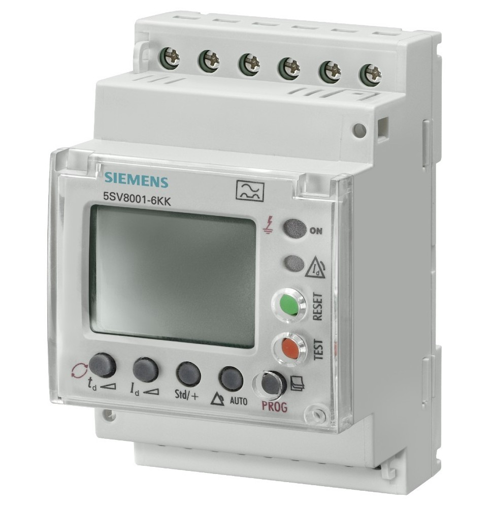 Differenziale regolabile da 0,03A - 30A  Tipo A Siemens 5SV80016KK