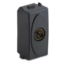 Presa TV 9.5mm finale attacco maschio grigia Master Modo 31254