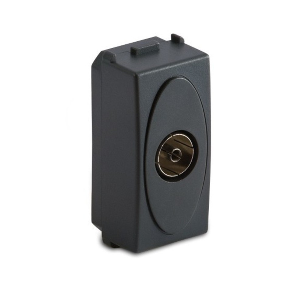 Presa TV 9.5mm finale attacco maschio grigia Master Modo 31254