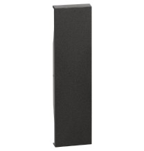Cover per falsi polo Living Now nera da completare con K4950 Bticino KG00