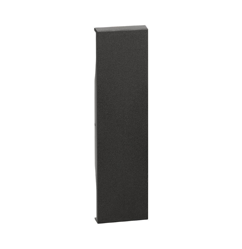 Cover per falsi polo Living Now nera da completare con K4950 Bticino KG00
