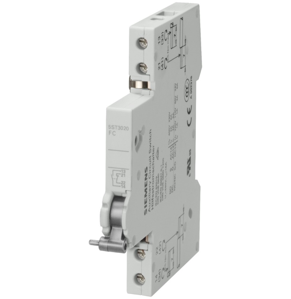 Contatto segnalazione errore 1NO+1NC Siemens 5ST3020