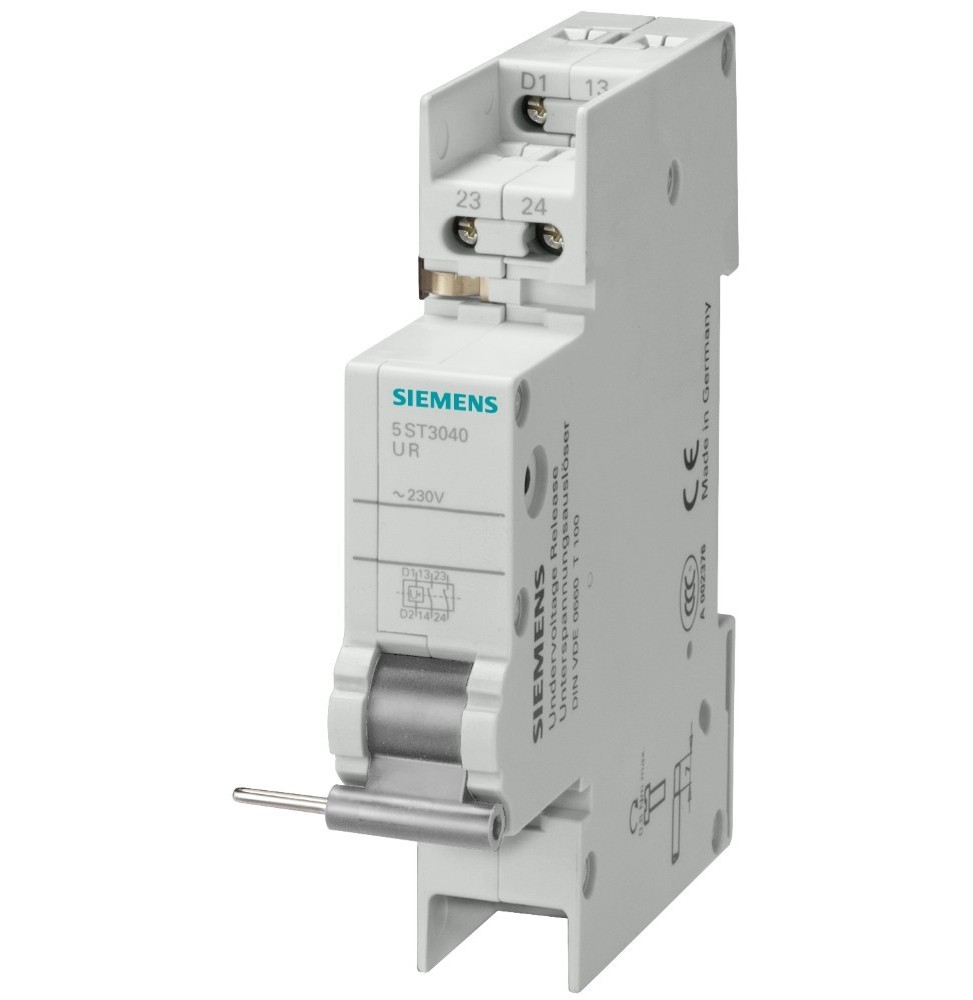 Bobina di minima tensione 2 Morsetti AC 230V a 50-60 Hz Siemens 5ST3043