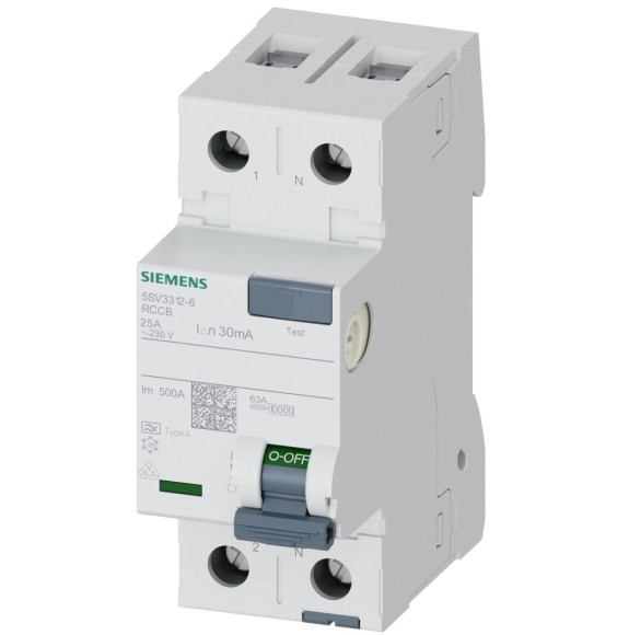 Differenziale Bipolare Puro 40A 0,3 Tipo A Siemens 5SV36146