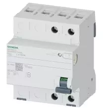 Differenziale Bipolare Puro con breve ritardo 40A 0,3 Tipo B Siemens 5SV36244