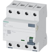 Differenziale Quadripolare Puro 0,3 40A Tipo AS Siemens 5SV36448