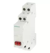 Spia da quadro guida din Rossa 230V 1 Modulo Siemens 5TE5800