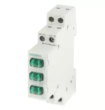 Spia da quadro guida din Tre gemme verdi 230V Siemens 5TE5802