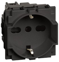 Presa elettrica Living Now Trivalente 16A colore nero Bticino KG4140A16