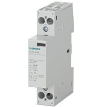 Contattore 2 poli NO Bobina 230V AC 20A Siemens 5TT58000