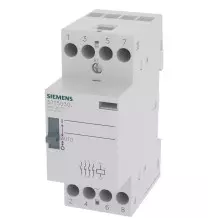 Contattore 4 poli NO comando manuale Bobina 230V AC 25A Siemens 5TT58306
