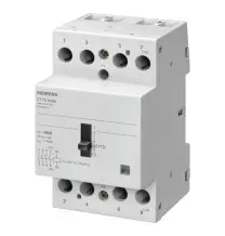 Contattore 4 poli NO con comando manuale Bobina 230V AC 40A Siemens 5TT58406