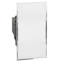 Pulsante Unipolare Living Now con targa portanome Bticino K4040