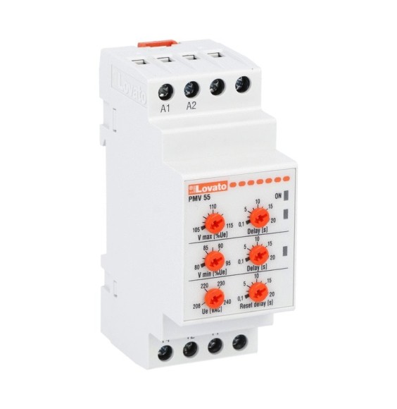 Rele' voltmetrico monofase  minima e massima tensione AC Lovato PMV55A240