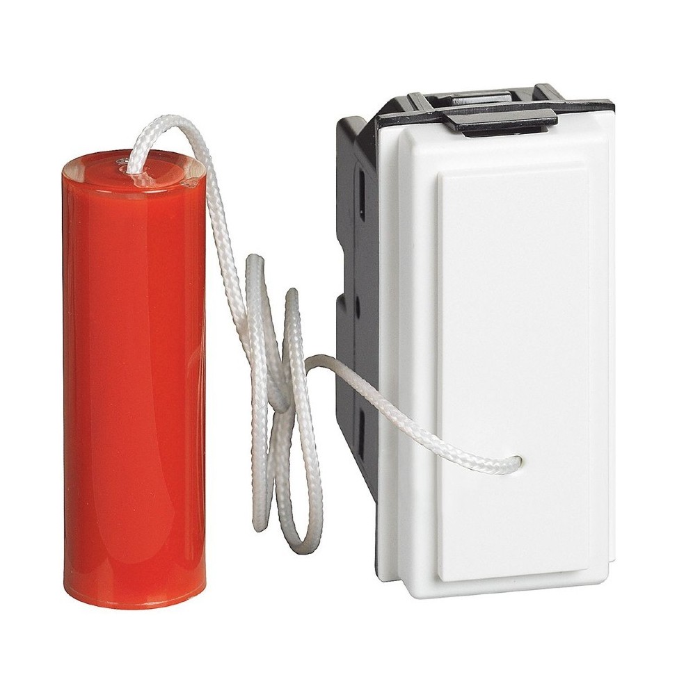 Pulsante a tirante Living Now Bticino Bianco KW4033