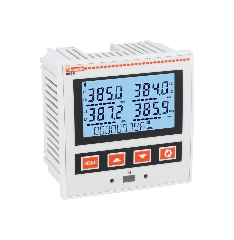 Multimetro da incasso display LCD retroilluminato porta Ethernet Lovato DMG620