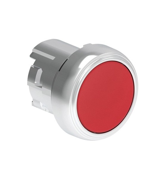 Pulsante ad impulso Rosso serie Platinum Foro 22 LPSB104