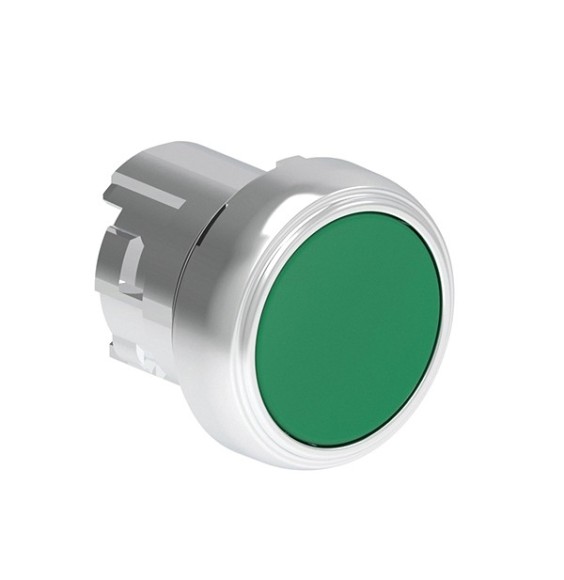 Pulsante ad impulso Verde serie Platinum Foro 22 LPSB103