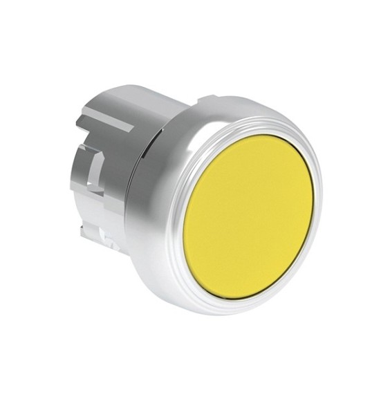 Pulsante ad impulso Giallo serie Platinum Foro 22 LPSB105