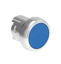 Pulsante ad impulso Blu serie Platinum Foro 22 LPSB106