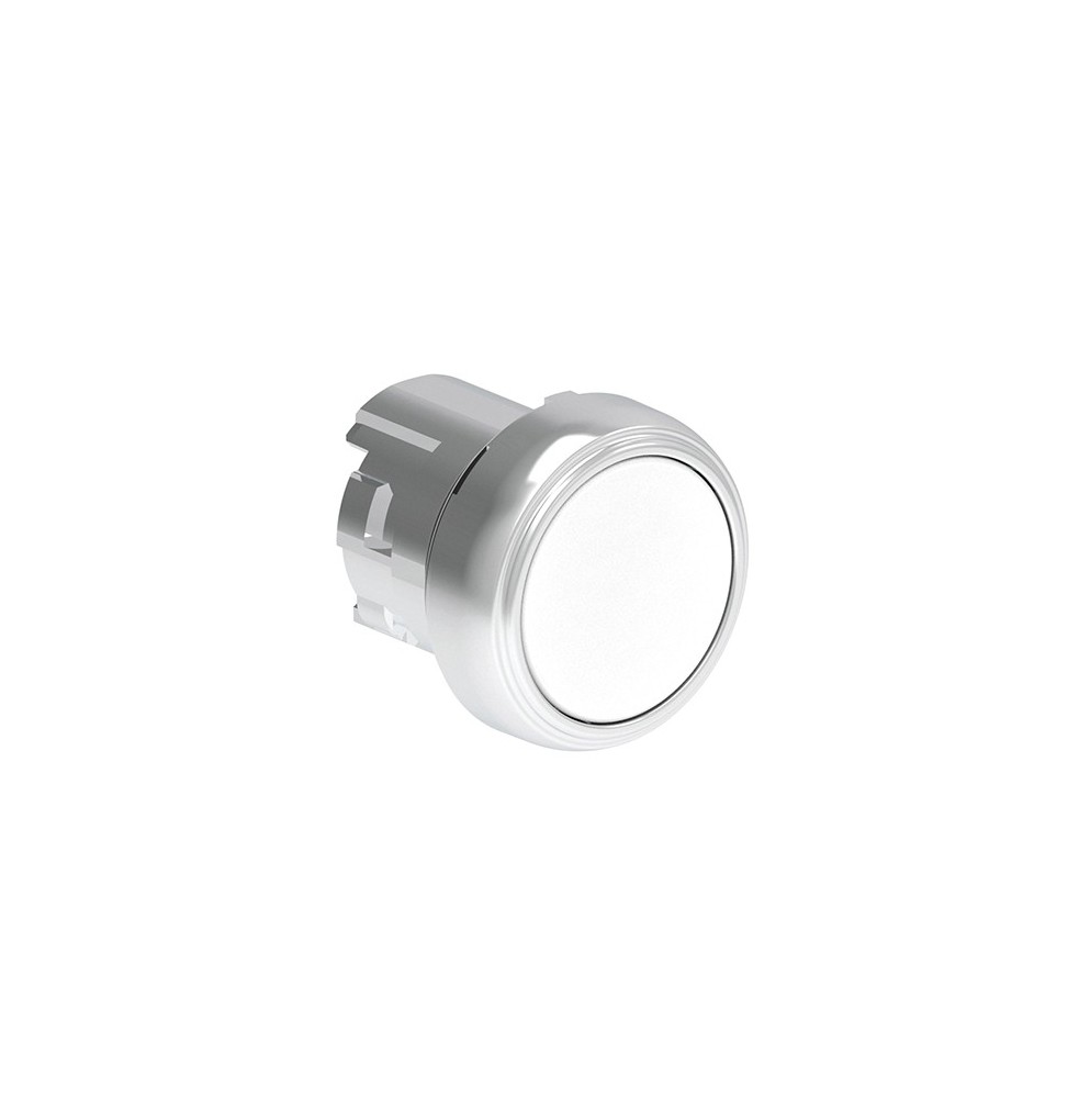 Pulsante ad impulso Bianco serie Platinum Foro 22 LPSB108