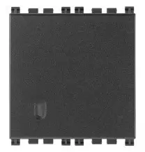 Interruttore Unipolare Vimar Arke' grigio 2 moduli illuminabile  19002.2