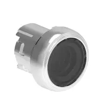 Pulsante ad impulso Trasparente serie Platinum Foro 22 Illuminabile Lovato LPSBL107