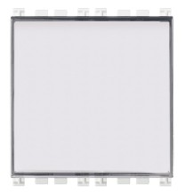 Pulsante portanome illuminabile  Vimar Arke' Bianco 2 moduli  19050.B