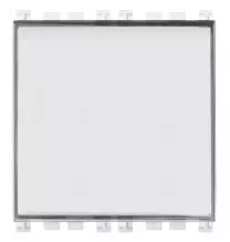 Pulsante portanome illuminabile  Vimar Arke' Bianco 2 moduli  19050.B