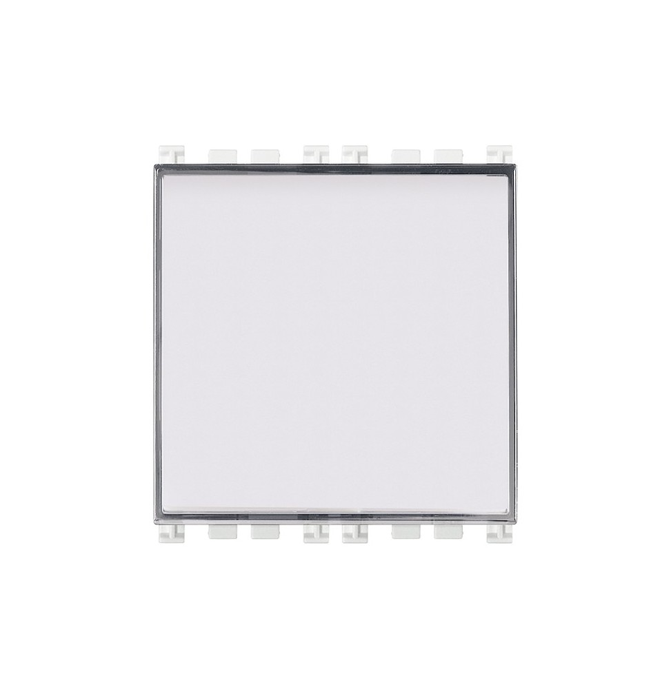 Pulsante portanome illuminabile  Vimar Arke' Bianco 2 moduli  19050.B