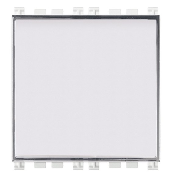 Pulsante portanome illuminabile  Vimar Arke' Bianco 2 moduli  19050.B