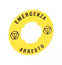 Etichetta in plastica per pulsante a fungo  Diametro 60 Loavto LPXAU114