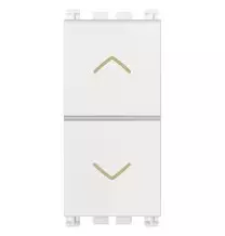 Doppio Pulsante Interbloccato con frecce Vimar Arke' 10A  Bianco 19062.B