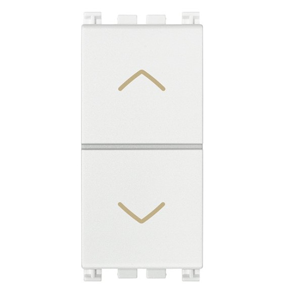 Doppio Pulsante Interbloccato con frecce Vimar Arke' 10A  Bianco 19062.B