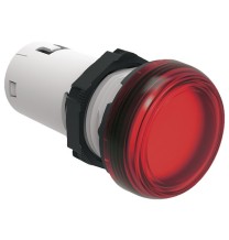 Spia da incasso a led Rossa Luce fissa 24V ACDC foro 22 Lovato LPMLB4