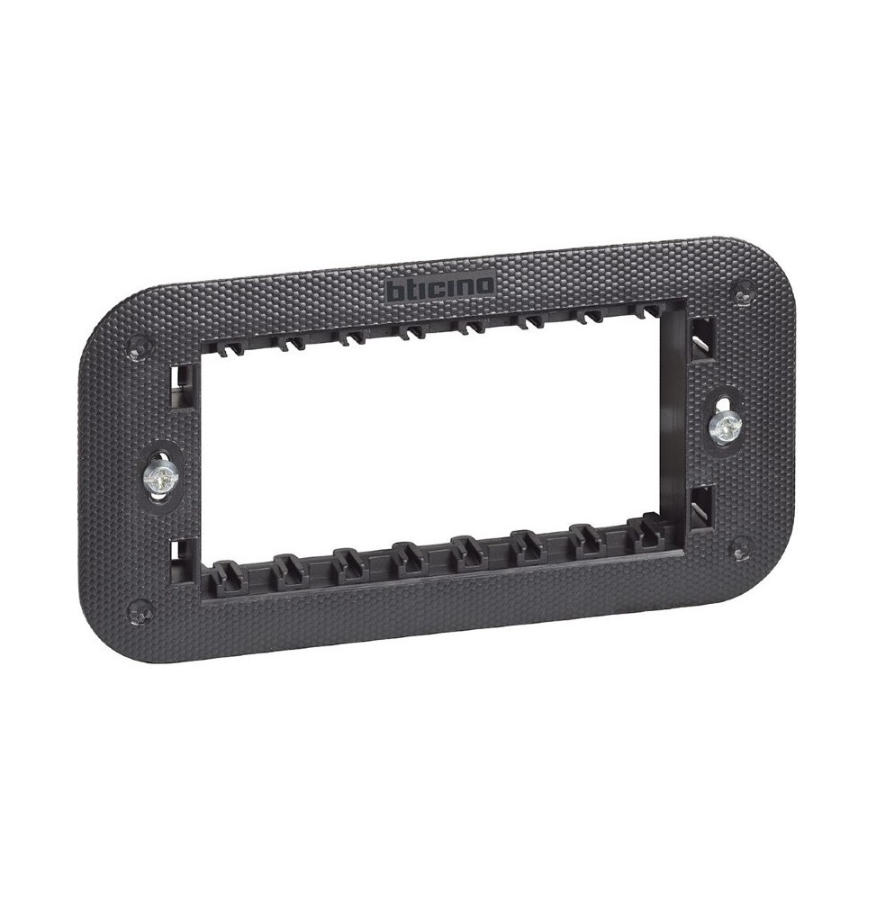 Supporto 4 moduli fornito con valva di protezione Bticino Living Now K4704