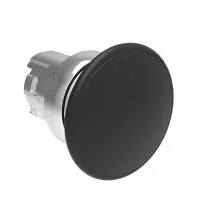 Pulsante a fungo nero illuminabile diametro 40 Foro 22 Lovato LPSB6142