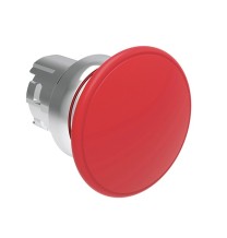 Pulsante a fungo rosso diametro 40 Foro 22 Lovato LPSB6144