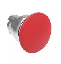 Pulsante a fungo rosso diametro 40 Foro 22 Lovato LPSB6144