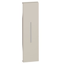 Cover Bticino Living Now illuminabile per comandi un modulo colore sabbia  KM01