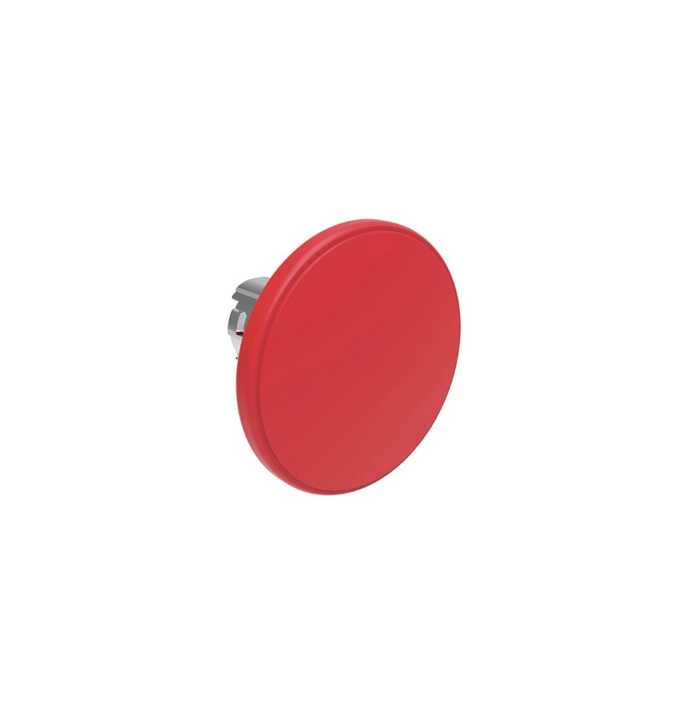 Pulsante a fungo rosso diametro 60 Foro 22 Lovato LPSB6164