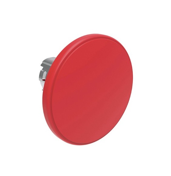Pulsante a fungo rosso diametro 60 Foro 22 Lovato LPSB6164