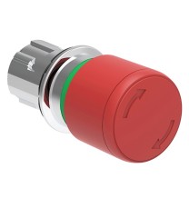 Pulsante a fungo testa d. 30 sgancio a rotazione Foro 22 Lovato LPSB6634