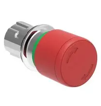 Pulsante a fungo testa d. 30 sgancio a rotazione Foro 22 Lovato LPSB6634