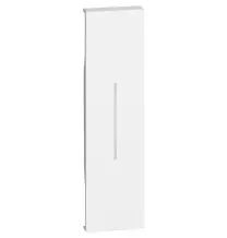 Cover Bticino Living Now illuminabile per comandi un modulo colore bianco  KW01
