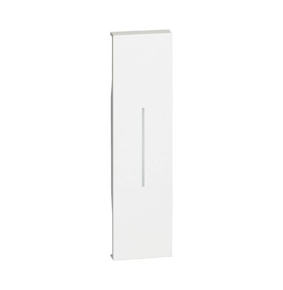 Cover Bticino Living Now illuminabile per comandi un modulo colore bianco  KW01