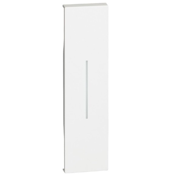 Cover Bticino Living Now illuminabile per comandi un modulo colore bianco  KW01